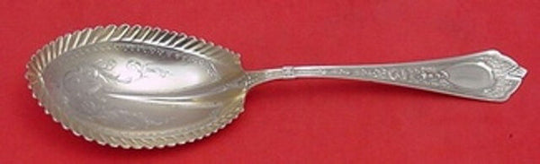 Cleopatra by Schulz & Fischer Sterling Silver Berry Spoon BC Fluted 9 1/4"