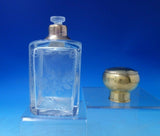 Marie Antoinette by Unknown French Gilded Silver Perfume Bottle with Crest #5928