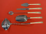 Golden Wheat by Gorham Sterling Silver Cocktail Party Bar Set 5pc Custom Made