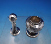 Thomas Alfred Skiner English Victorian Sterling Salt Pepper Shakers (#6817-2)
