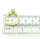 14k Yellow Gold Wedding Set with Oval Genuine Natural Diamond and Wrap (#J878)