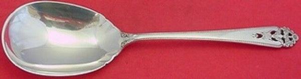 Queen's Lace by International Sterling Silver Berry Spoon All Sterling 9 1/4"