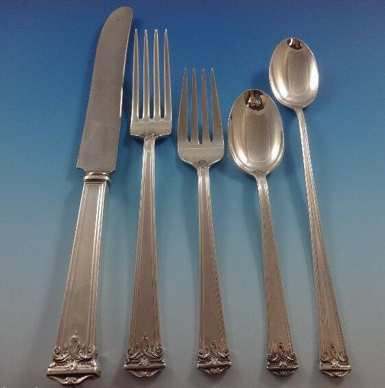 Trianon by International Sterling Silver Flatware Set 8 Service 42 Pcs