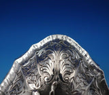 Romeo Miracoli Italian .800 Silver Jewelry Box Chased with 3-D Flowers (#6831)