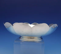 Old Newbury Crafters Sterling Silver Bowl Footed w/Fluted Rim Handwrought #3161