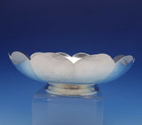 Old Newbury Crafters Sterling Silver Bowl Footed w/Fluted Rim Handwrought #3161