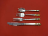 Danish Baroque Gold by Towle Sterling Silver Regular Size Place Setting(s) 4pc