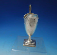 JA English Sterling Silver Cream Pitcher Bright-Cut with Wreath (#5451)