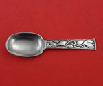 Leaf aka #80 by Evald Nielsen Danish .830 Silver Tea Caddy Spoon Hammered 4 7/8"