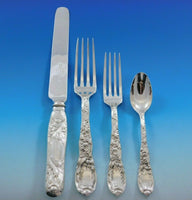 hrysanthemum by Tiffany Sterling Silver Flatware Set 12 Service 49 pcs Dinner