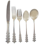 Crest of Arden by Tuttle Sterling Silver Flatware Set for 12 Service 62 Pieces