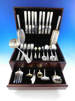 Arlington by Towle Sterling Silver Flatware Set for 8 Service 49 pcs Floral Rare