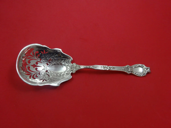 Du Barry by Durgin Sterling Silver Ice Spoon 9 1/8" Pierced Beautiful