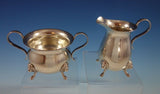 Sterling Silver Sugar and Creamer Set 2pc with 3-D Lion Face / Feet (#2506)
