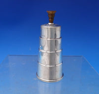 International Sterling Silver Salt Pepper Shaker Set 2pc Pyramid #591 (#7142)