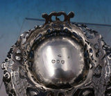 William Comyns English Victorian Sterling Silver Candy Dish Footed Ribbons #6456