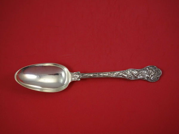 Stag Hunt by English Sterling Silver Dinner Spoon William Eaton w/ Engraved Bird