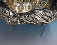 Poppy by Whiting Sterling Silver Fruit Bowl #6072 3" x 12" Diameter (#4808)