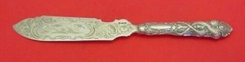 Dolphin by Albert Coles Sterling Ice Cream Slice AS Serrated w/Dolphins #1