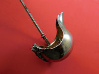 Gothic Dome by Georg Sharp Sterling Silver Sauce Ladle Goldwashed with Griffin