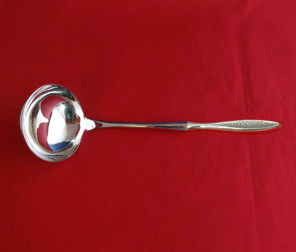 Snowflake by International Sterling Silver Soup Ladle HHWS  Custom Made 10 1/2"