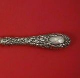 Rose by Stieff Sterling Silver Cake Knife HH w/Silverplate Pierced Blade 12 1/2"