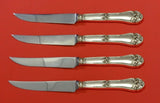 Champlain by Amston Sterling Silver Steak Knife Set 4pc HHWS  Custom Made 8 1/2"