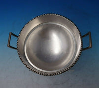 Beaded by Ball Black and Co Sterling Silver Butter Dome with Underplate (#6056)