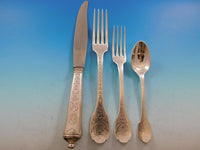 Soubise by Puiforcat France Sterling Silver Flatware Set Service 88 pcs Dinner