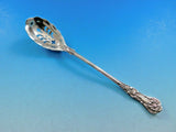 English King by Tiffany and Co Sterling Silver Olive Spoon Pierced Orig 6 1/2"