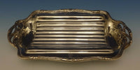 Puiforcat 950 Sterling Asparagus Serving Tray with 3-D Asparagus Handles (#0509)