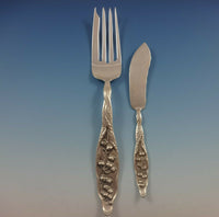 Lily of the Valley by Whiting Sterling Silver Flatware Set For 8 Service 48 Pcs