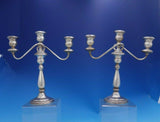 Champlain By Amston Sterling Silver pair of Candelabra #545 Antique (#4021)