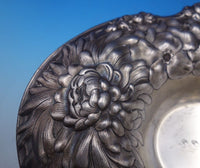 Gorham Sterling Silver Vegetable Bowl with Wide Floral Border #A240M (#6915)