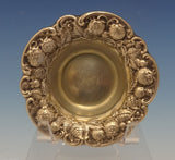 Strawberry by Mauser Sterling Silver Salt Dip Gold Washed 2 3/4" (#0479)