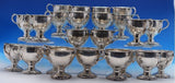 Fabian Mexican Sterling Silver Punch Set 27-pc Bowl Cups Ladle and Tray (#7694)