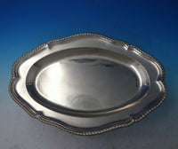 Orlando Jackson English Georgian Sterling Silver Platter Oval 33.6 ozt. (#6292)