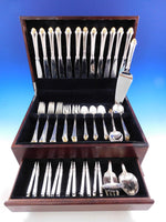Edgemont Gold by Gorham Sterling Silver Flatware Set For 12 Service 77 pc Dinner