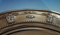 Rose Point by Wallace Sterling Silver Tray with Grapes Round #4455-9 (#2920)