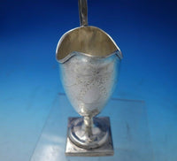 JA English Sterling Silver Cream Pitcher Bright-Cut with Wreath (#5451)