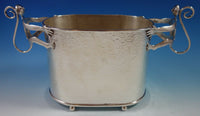 Emilia Castillo Mexico Silverplate Ice Bucket Set 2pc with Monkey Motif (#2695)