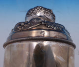 Hungarian Sterling Silver Cocktail Shaker Repoussed Fruit 9 1/2" Tall  (#7812)