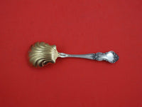 Meadow Rose by Wallace Sterling Silver Preserve Spoon GW fluted 6 1/4"