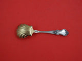 Meadow Rose by Wallace Sterling Silver Preserve Spoon GW fluted 6 1/4"