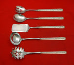 Windsor Rose by Watson Sterling Silver Hostess Set 5pc HHWS  Custom Made