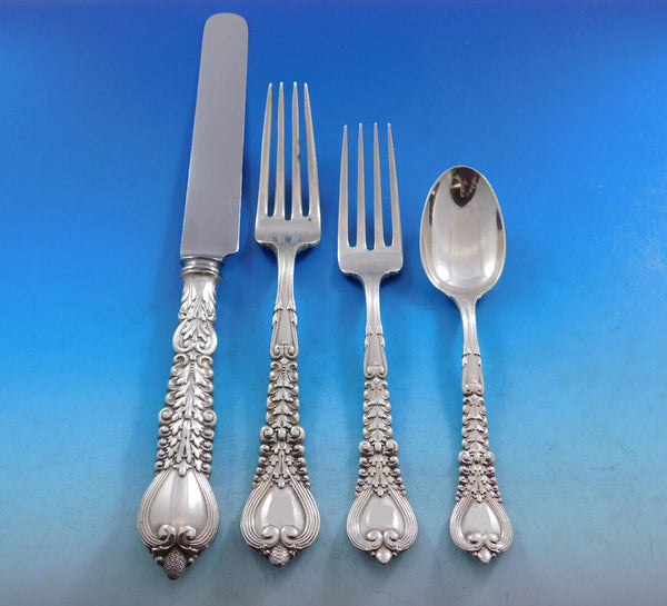 Florentine by Tiffany Sterling Silver Flatware Set for 12 Service 49 pcs Dinner