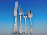 Corinthian by Wallace Sterling Silver Flatware Set for 8 Service Dinner 86 Pcs