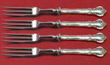 Savannah by Reed and Barton Sterling Silver Fruit Fork Set 4pc Custom Made 6"
