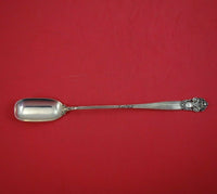 Georgian by Towle Sterling Silver Olive Spoon Long Unusual Not Pierced 8 1/2"