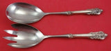 Grande Baroque by Wallace Sterling Silver Salad Serving Set HHWS 2-Piece 11 1/2"